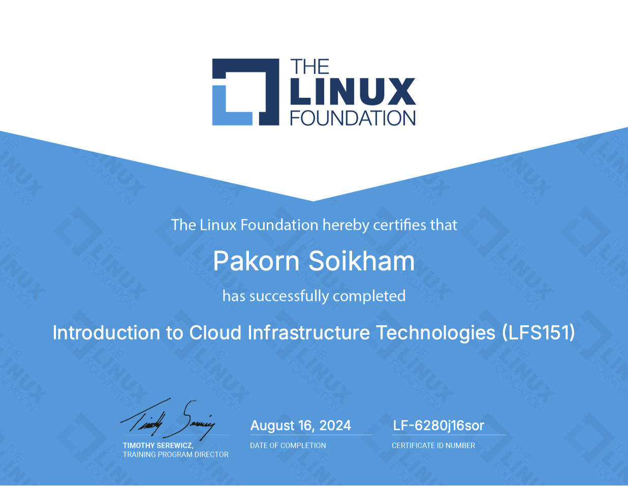 Introduction To Cloud Infrastructure Technologies
