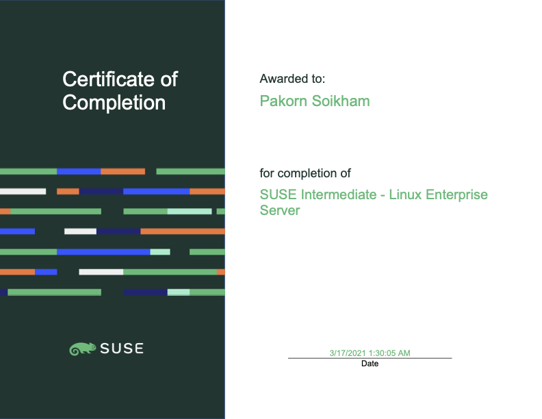 SUSE Intermediate Linux Enterprise