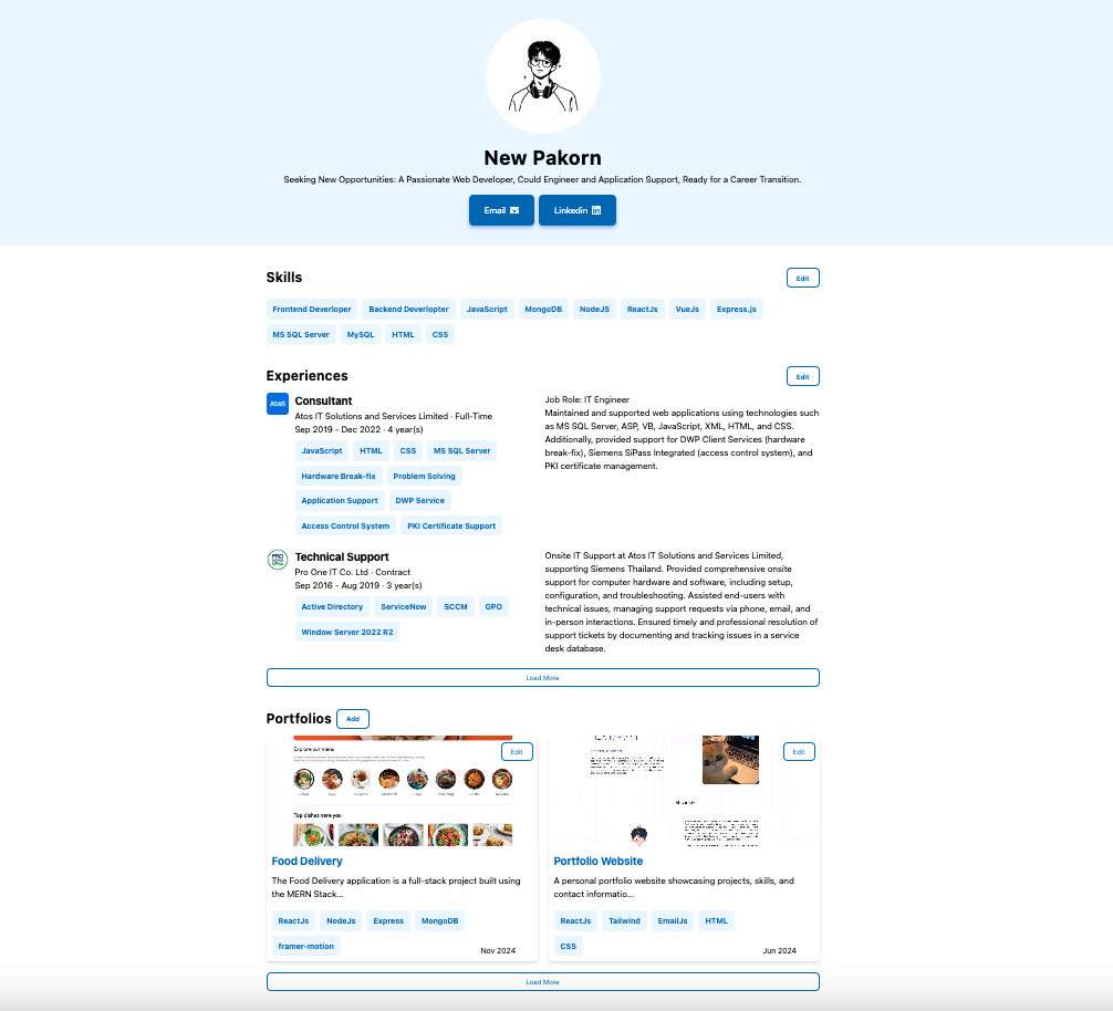 Full Stack Web Portfolio